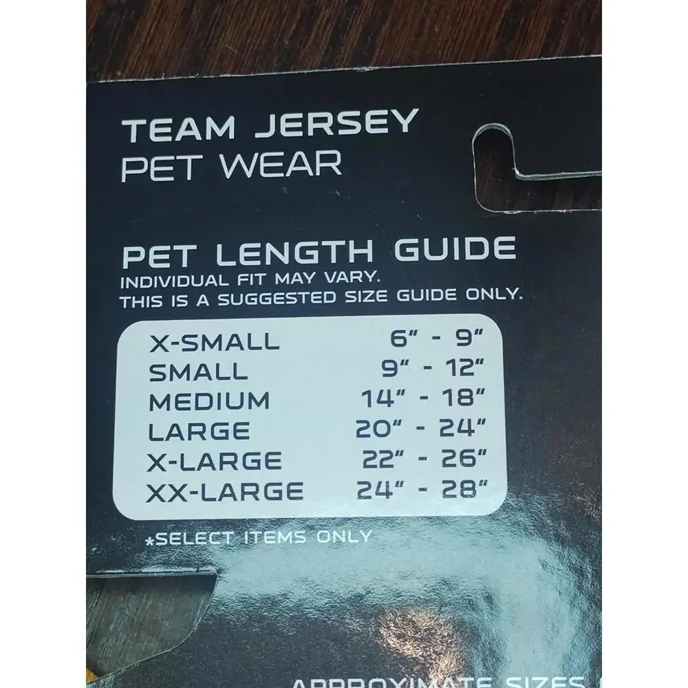 Pittsburgh Steelers Dog‎ Jersey size L